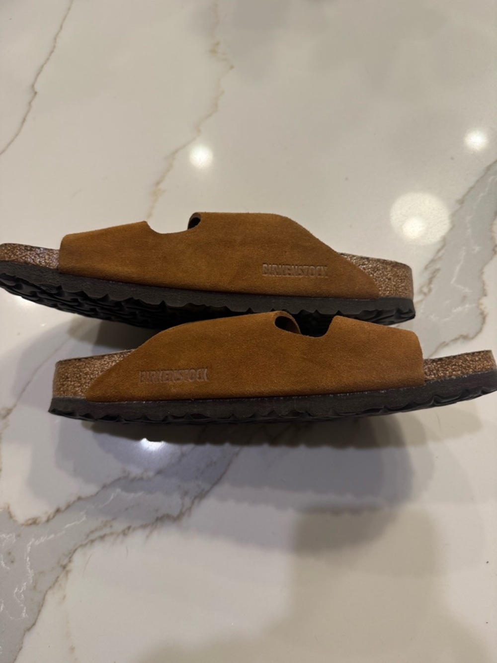 Birkenstock Suede Sandals - mink suede narrow - Picture 5 of 5